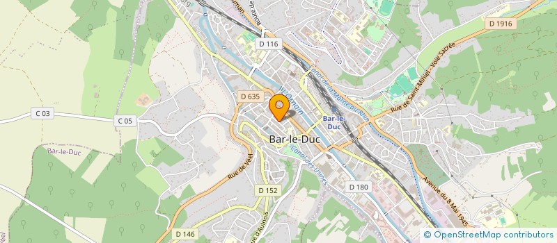 localisation de l'entreprise ASS GEST ACTIVITE SOCIALE CULTU RETRAITE à BAR-LE-DUC