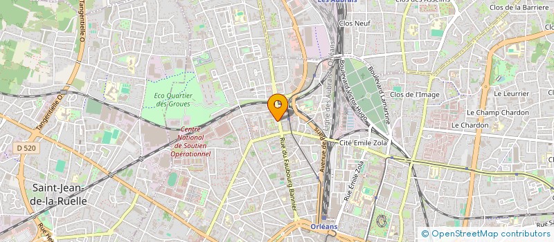 localisation de l'entreprise ASS GEST CTE DEP RETRAITES PERS AGEES à ORLEANS