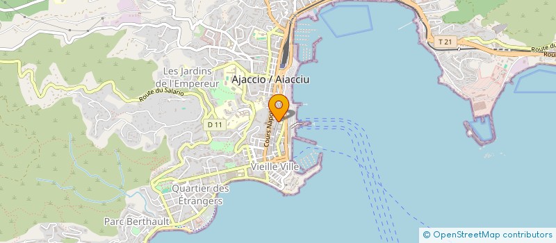 localisation de l'entreprise ASS GEST CTRE ANIMATION SOCIALE U BORGU à AJACCIO