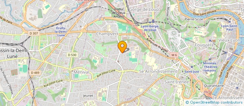 localisation de l'entreprise ASS GEST CTRE MED CHIRUR READAPT MASSUES à LYON