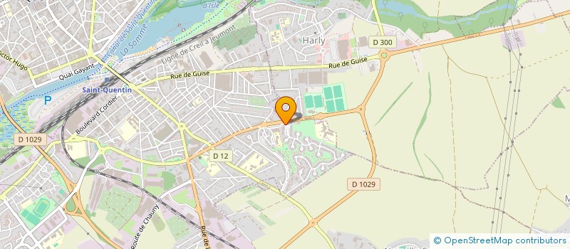 localisation de l'entreprise ASS GEST CTRE SOCIAL NEUVILLE à SAINT-QUENTIN