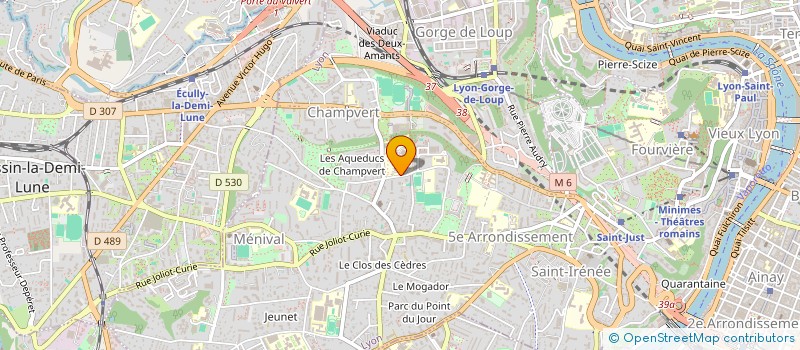 localisation de l'entreprise ASS GEST INSTITUT EUROPEEN GENOMUTATION  LYON