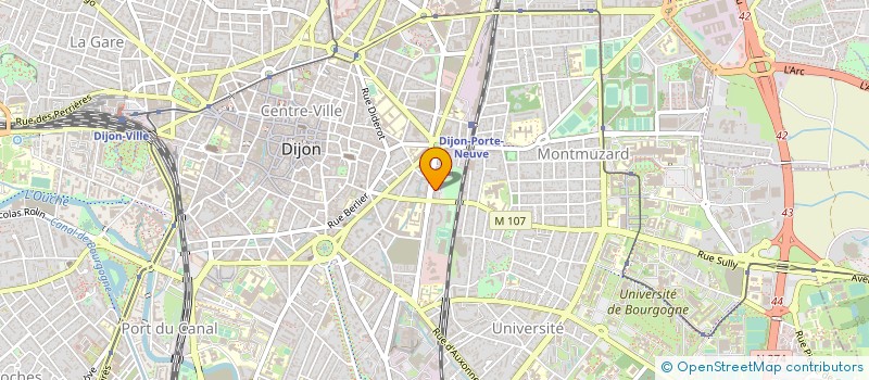 localisation de l'entreprise ASS GEST INTERDIOCESAINE ENS CATHOLIQUE à DIJON