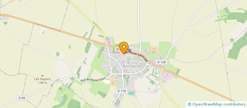 localisation de l'entreprise ASS GEST MARPA BERNAVILLOIS à BERNAVILLE