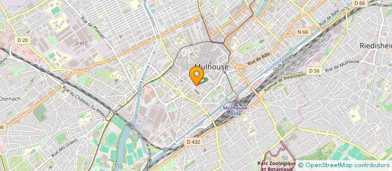 localisation de l'entreprise ASS GEST MOYENS FRONT NATIONAL CONS REG à MULHOUSE