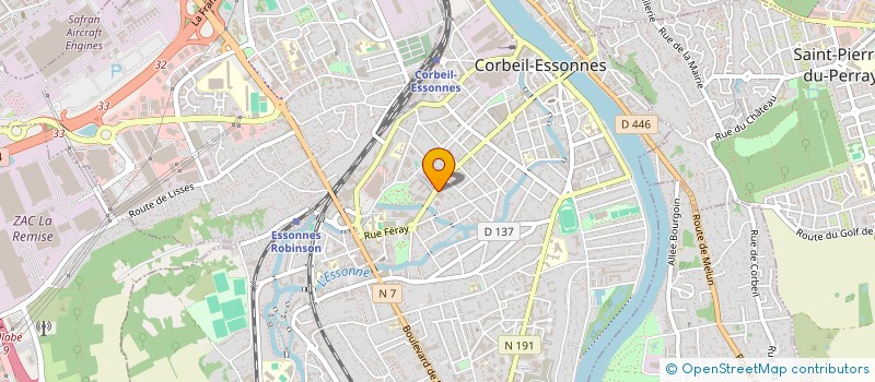 localisation de l'entreprise ASS GEST RESTAU ADMINISTRATIF FINANCES à CORBEIL-ESSONNES