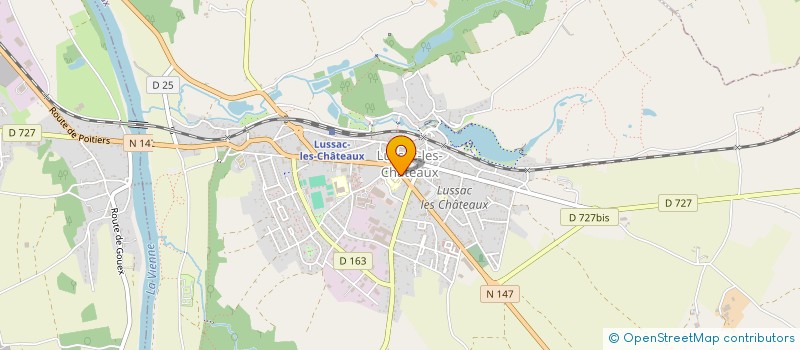 localisation de l'entreprise ASS GESTI CANTI ECOLES PUBLI LUSSAC CHAT à LUSSAC-LES-CHATEAUX