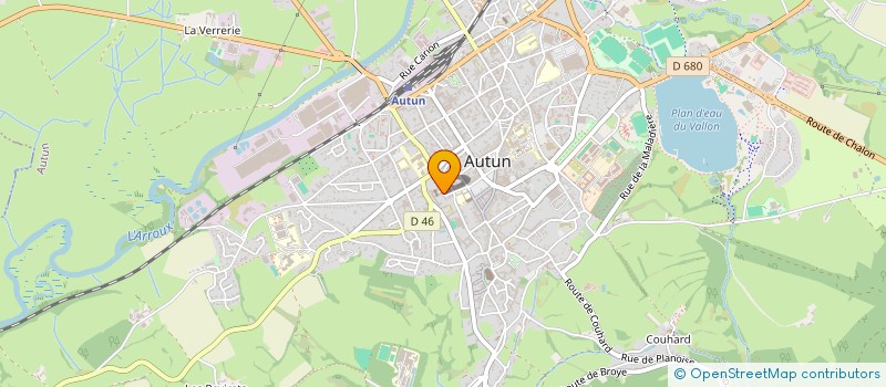 localisation de l'entreprise ASS GESTIO ENSEMB SCOLAIR CATHOLIQ AUTUN à AUTUN