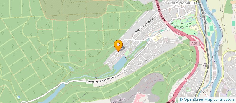 localisation de l'entreprise ASS GESTIO RESTAU ADMIN CTRE ENSEI TELEC à CHAMPIGNEULLES