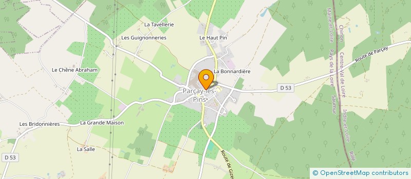 localisation de l'entreprise ASS GESTION ACCUEIL ECOUTE JEUNES ENFANT à VERNANTES