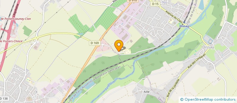 localisation de l'entreprise ASS GESTION ANIMAT CTRE AERE PUYGRENIER  DISSAY