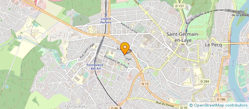 localisation de l'entreprise ASS GESTION ANIMAT SOCIO-EDUCAT CULTUREL à SAINT-GERMAIN-EN-LAYE