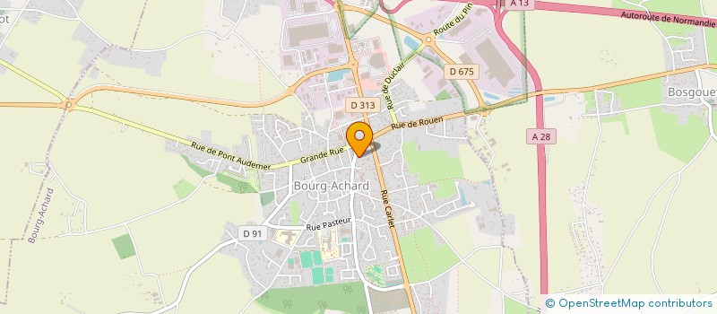 localisation de l'entreprise ASS GESTION ANIMATION DE THOUBERVILLE  SAINT-OUEN-DE-THOUBERVILLE