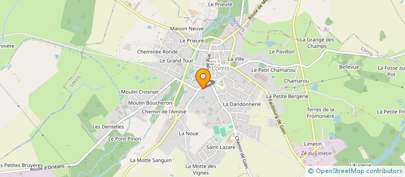 localisation de l'entreprise ASS GESTION ANIMATION LORRISSOISE à LORRIS