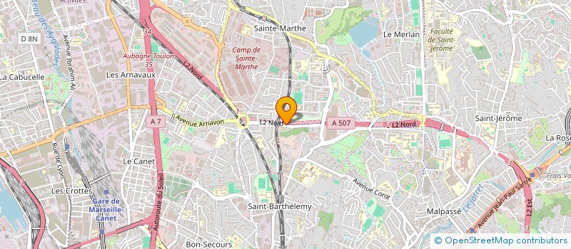 localisation de l'entreprise ASS GESTION ANIMATION MAISON FAMILLES à MARSEILLE 14EME