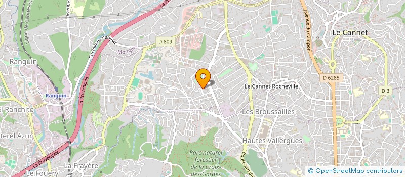 localisation de l'entreprise ASS GESTION ASSISTANCE à LE CANNET