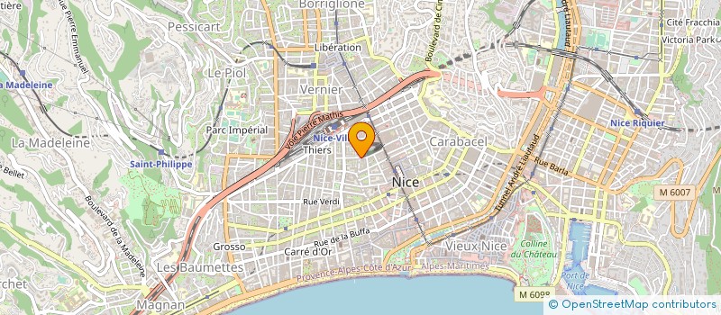 localisation de l'entreprise ASS GESTION BIENS INCAPABLES PROTEGES à NICE