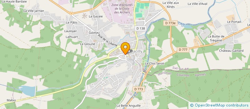 localisation de l'entreprise ASS GESTION CANTINE INTER-COMM à LA GACILLY