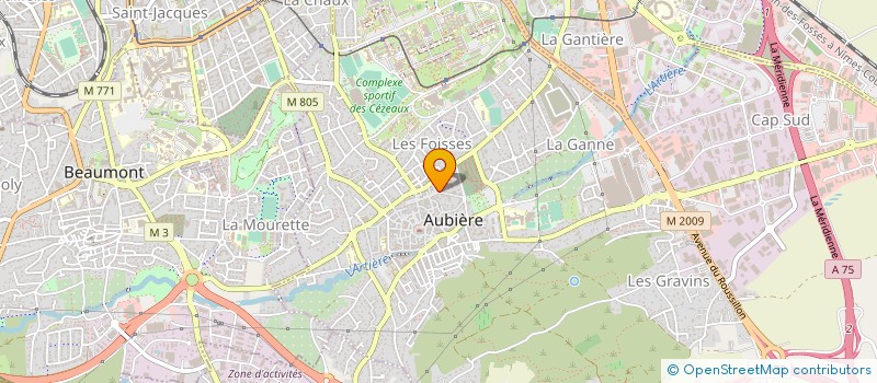 localisation de l'entreprise ASS GESTION CANTINE SCOLAIRE à PERIGNAT-LES-SARLIEVE
