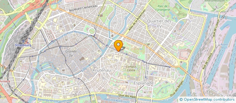 localisation de l'entreprise ASS GESTION CENTRE R ROUSSEAU à STRASBOURG