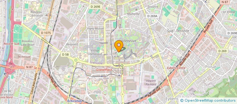 localisation de l'entreprise ASS GESTION CENTRES DE SANTE DE GRENOBLE à GRENOBLE