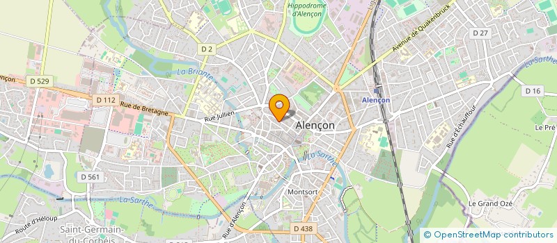 localisation de l'entreprise ASS GESTION COORDINAT FORMAT ARTISANAT à ALENCON