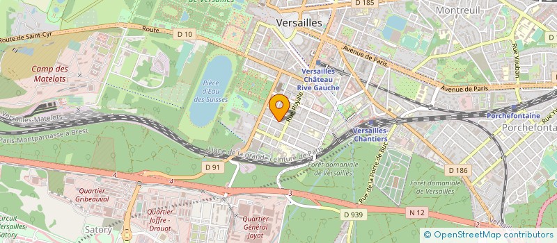 localisation de l'entreprise ASS GESTION COPRO 12 R SAINT LOUIS à VERSAILLES