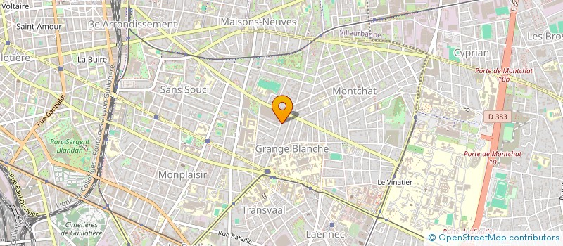 localisation de l'entreprise ASS GESTION CORPS SANITAIRE à LYON