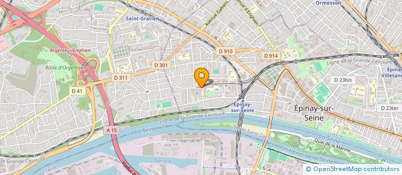 localisation de l'entreprise ASS GESTION CTRE FELIX MERLIN  EPINAY-SUR-SEINE