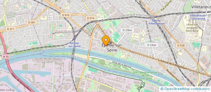 localisation de l'entreprise ASS GESTION CTRE SOC QUAR CENT à EPINAY-SUR-SEINE