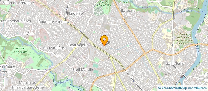 localisation de l'entreprise ASS GESTION CTRES VACANCE PTT PAYS LOIRE à NANTES