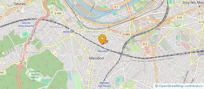 localisation de l'entreprise ASS GESTION DE L'INSTITUT NOTRE DAME DE MEUDON à MEUDON