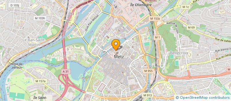 localisation de l'entreprise ASS GESTION DEVELOPPEMENT DES OBJECTIFS SOCIAUX ET CULTURELS DE L AUBERGE DE JEUNESSE DE METZ  METZ