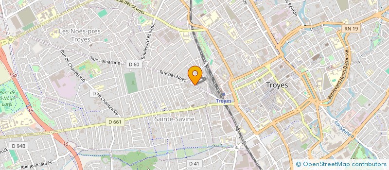 localisation de l'entreprise ASS GESTION DU CLUB DES NOES à TROYES