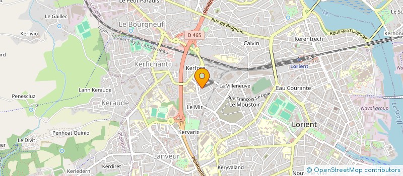 localisation de l'entreprise ASS GESTION DU FONDS DE GARANTIE  LORIENT