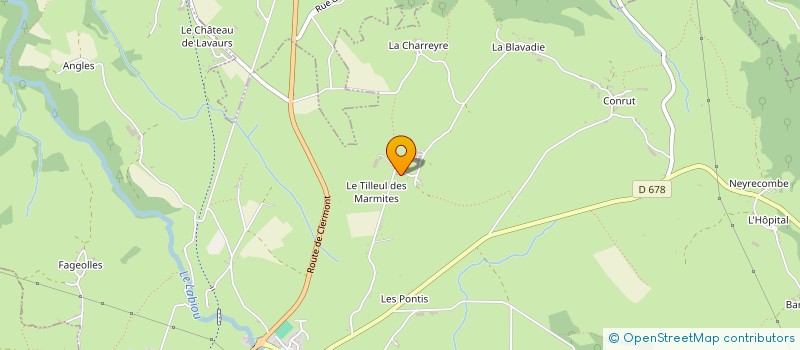 localisation de l'entreprise ASS GESTION ECOLE EQUITATION CLUB HIPPIQ à LE VIGEAN