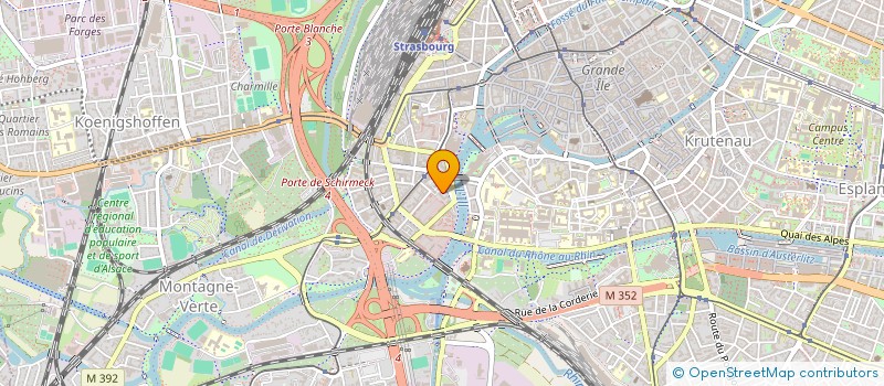 localisation de l'entreprise ASS GESTION EMPLOI BASSIN STBG à STRASBOURG