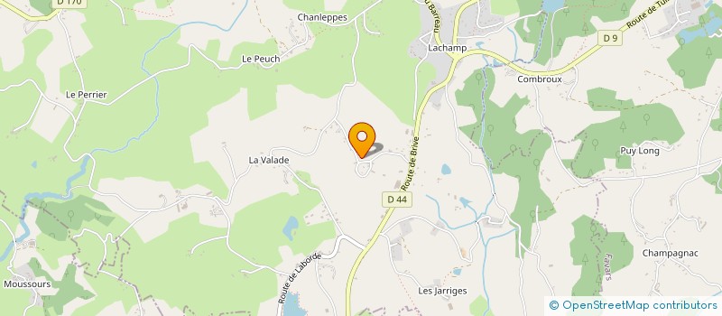 localisation de l'entreprise ASS GESTION ET PROMOTION DE LA MUSIQUE  SAINT-GERMAIN-LES-VERGNES