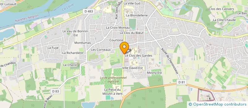localisation de l'entreprise ASS GESTION EXPL DU CFPA à AMBOISE
