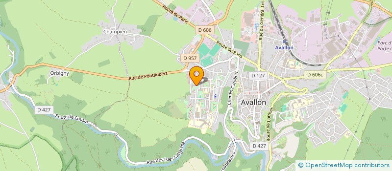 localisation de l'entreprise ASS GESTION FOYER JEUNES TRAVA à AVALLON