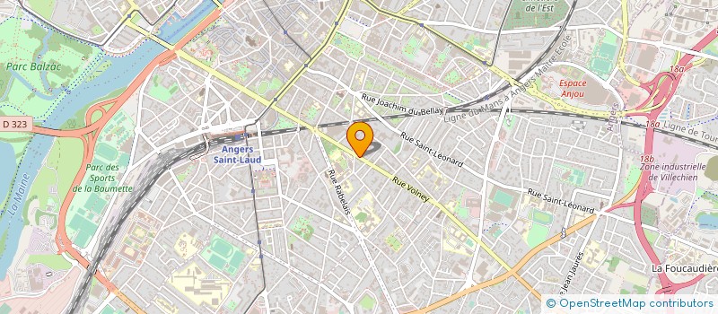 localisation de l'entreprise ASS GESTION FOYERS CATHOLIQUES DIOCESE ANGERS à ANGERS