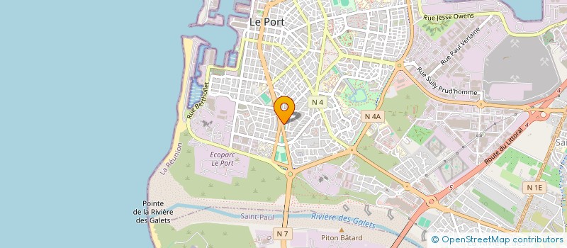 localisation de l'entreprise ASS GESTION INSERTION DEV ECO SOC URBAIN  LE PORT