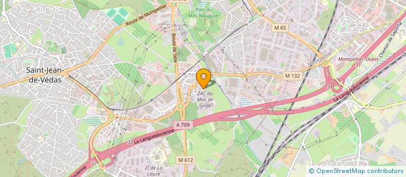 localisation de l'entreprise ASS GESTION L'ECOLE MUNICIPALE MUSIQUE  SAINT-JEAN-DE-VEDAS