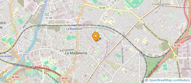 localisation de l'entreprise ASS GESTION LCR HAUTES VOIES à MARCQ-EN-BARŒUL