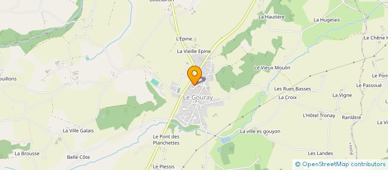localisation de l'entreprise ASS GESTION LOCAL COMMERCIAL COMMUNAL à LE MENE