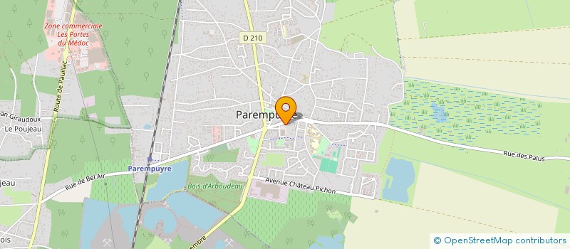 localisation de l'entreprise ASS GESTION LOISIRS ATTENTE SCOLAIRE à PAREMPUYRE