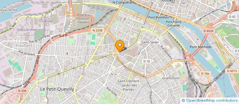 localisation de l'entreprise ASS GESTION MAIS DEBUTANTS PTT HTE NORMA à ROUEN