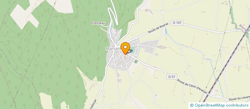 localisation de l'entreprise ASS GESTION MAISON ACCUEIL à MARSANNE