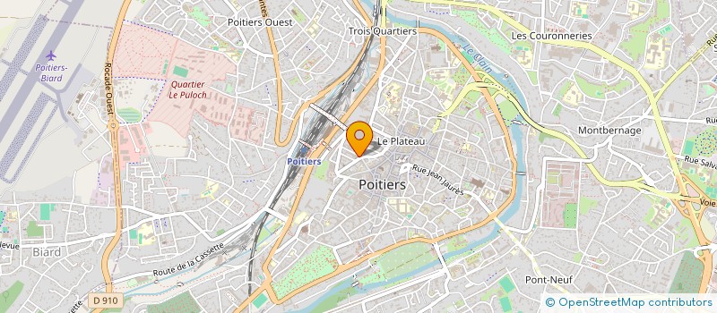 localisation de l'entreprise ASS GESTION MAISON ELEVE PTT à POITIERS
