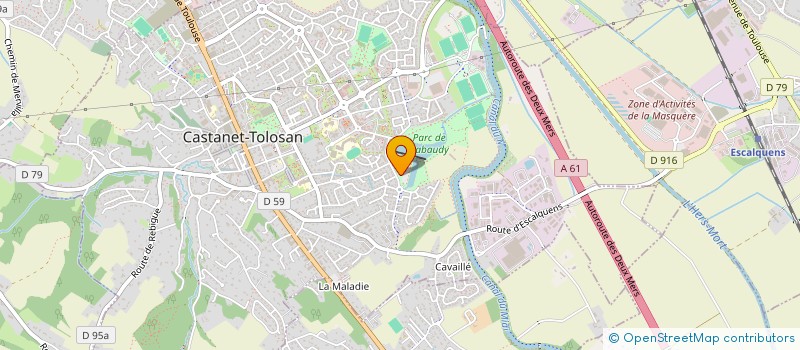 localisation de l'entreprise ASS GESTION MAISON ENFANCE CTRE LOISIRS à CASTANET-TOLOSAN